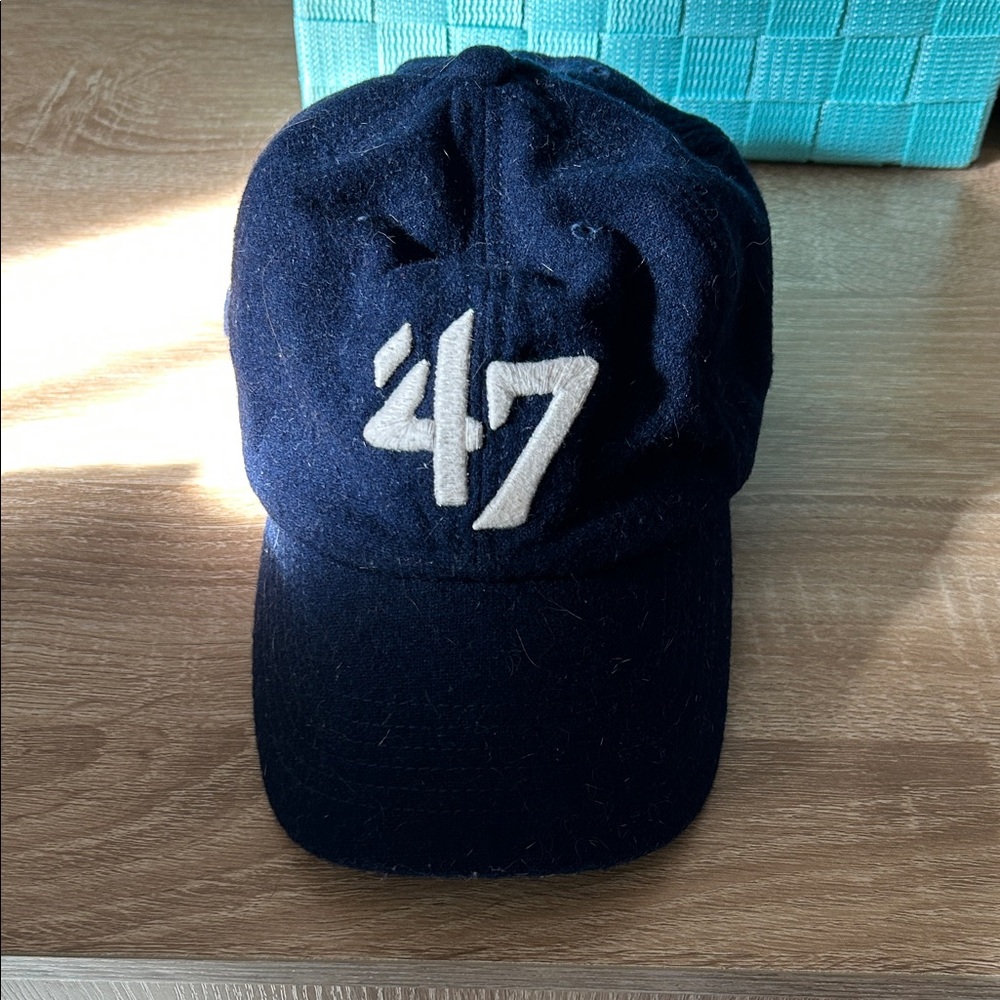 '47 Navy Blue Wool Logo Cap with White '47 Patch